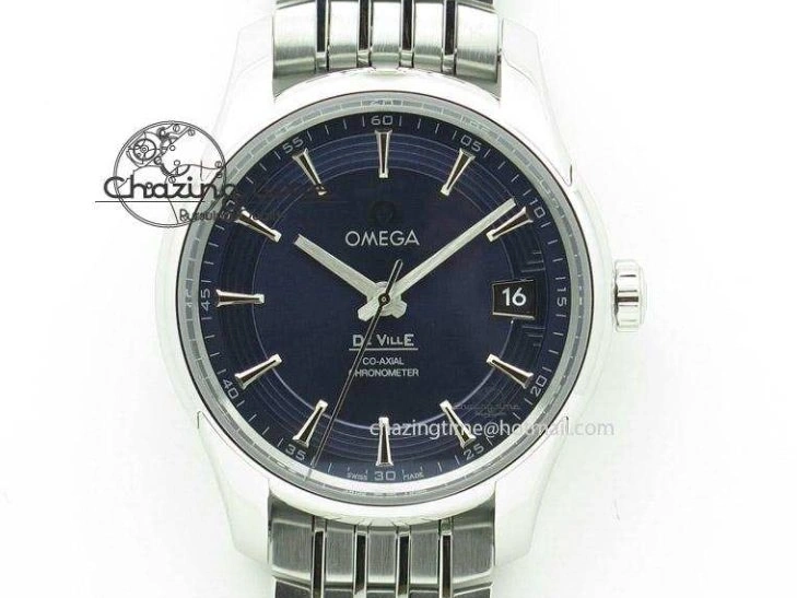 0301 Planet Ocean GMT 42mm V6F Best Edition Blue Bezel Blue Dial On SS Bracelet A ModernLook 8274